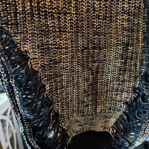 Gold metallic sweater dress size m/l - Picture 6 of 6